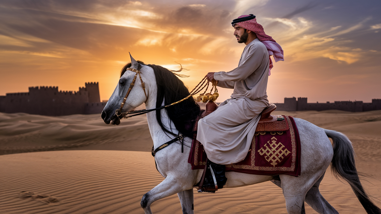 تاريخ الفروسية العربية: من البادية إلى المضمار